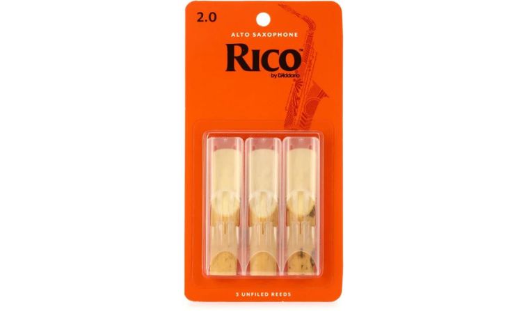 Rico Alto Saxophone Reeds 2.0 (3 Pack)