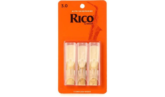 Rico Alto Saxophone Reeds 3.0 (3 Pack)