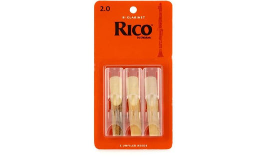 Rico Clarinet Reeds 2.0 (3 Pack)