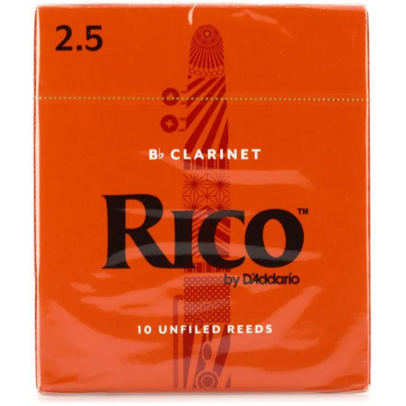 Rico Clarinet Reeds 2.5 (10 Pack)