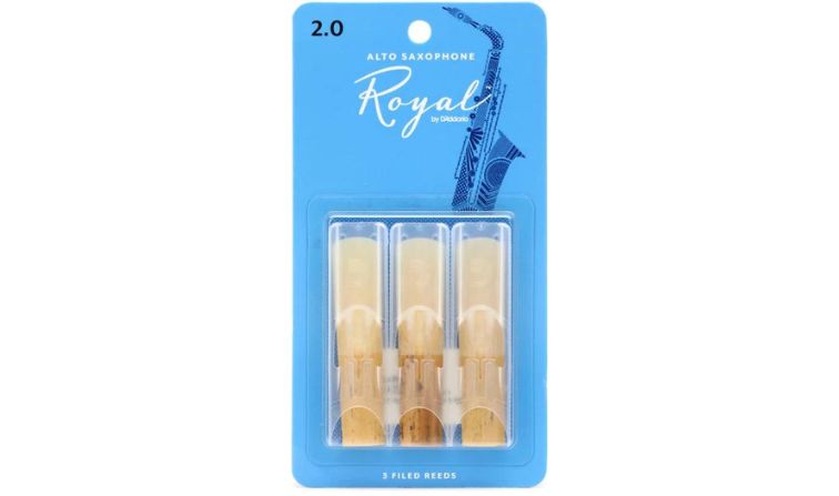 Rico Royal Alto Saxophone Reeds Strength 2.0 (3 Pack)