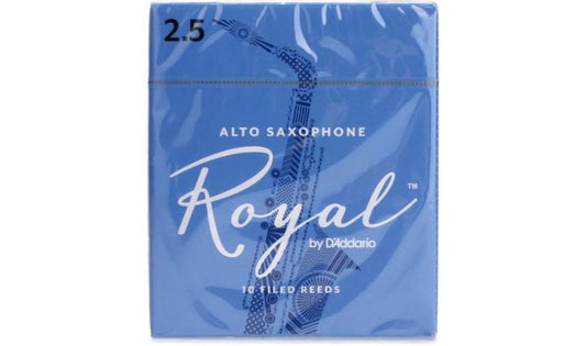 Rico Royal Alto Saxophone Reeds Strength 2.5 (10 Pack)