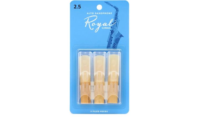 Rico Royal Alto Saxophone Reeds Strength 2.5 (3 Pack)