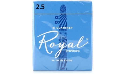 Rico Royal Bb Clarinet Reeds Strength 2.5 (10 Pack)