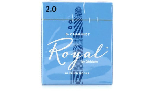 Rico Royal Bb Clarinet Reeds Strength 2.0 (10 Pack)