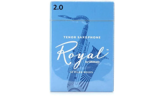 Rico Royal Tenor Saxophone Reeds Strength 2.0 (10 Pack)