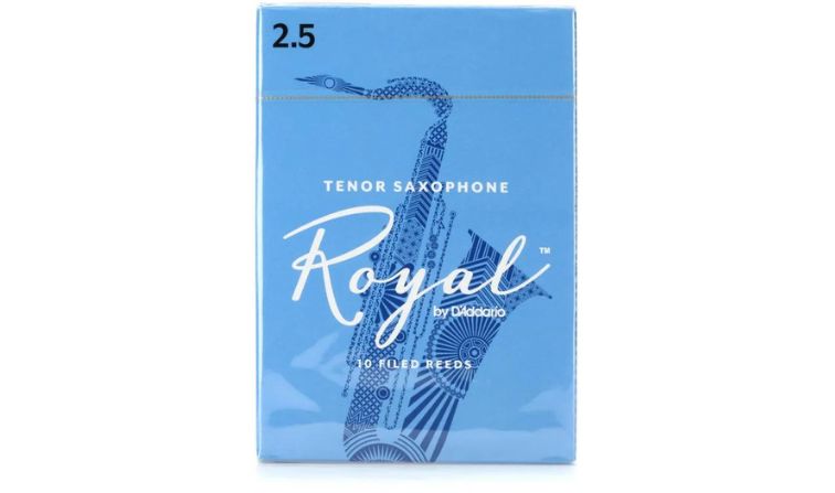 Rico Royal Tenor Saxophone Reeds Strength 2.5 (10 Pack)