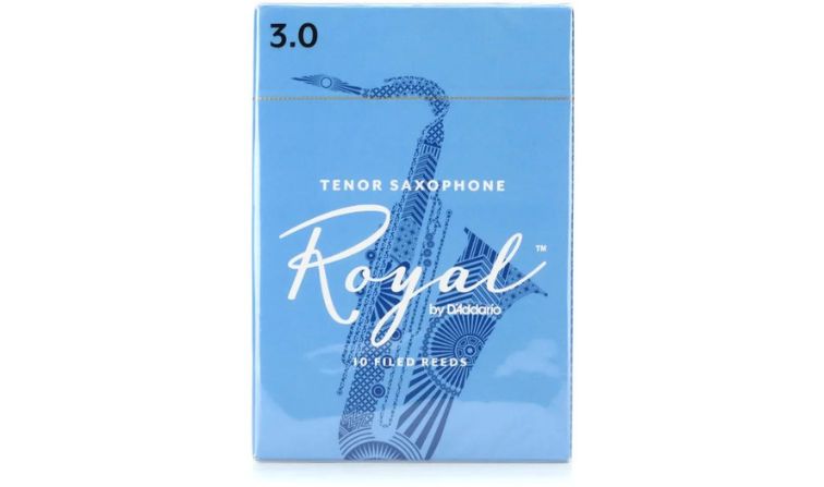 Rico Royal Tenor Saxophone Reeds Strength 3.0 (10 Pack)