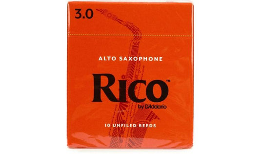 Rico Alto Saxophone Reeds 3.0 (10 Pack)