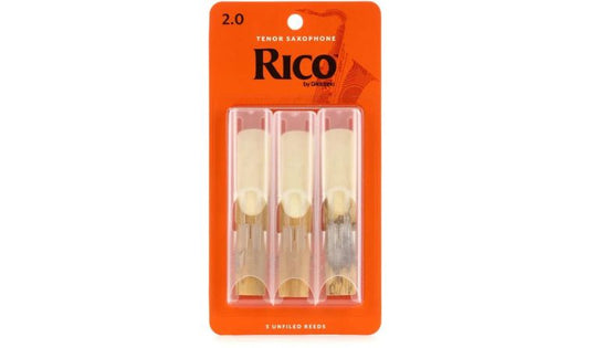 Rico Tenor Saxophone Reeds 2.0 (3 Pack)