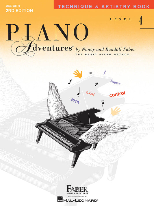 Piano Adventures Level 4 - Technique and Artistry Book - 2nd Edition